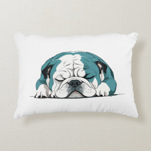 Cojín Decorativo Bulldog inglés Adorable Cute Animal Sleeping Calle