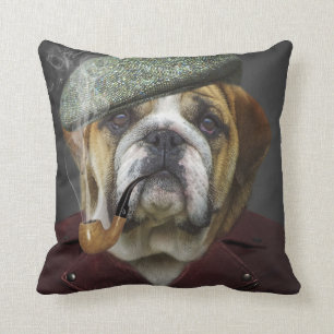Cojín Decorativo Bulldog inglés viejo