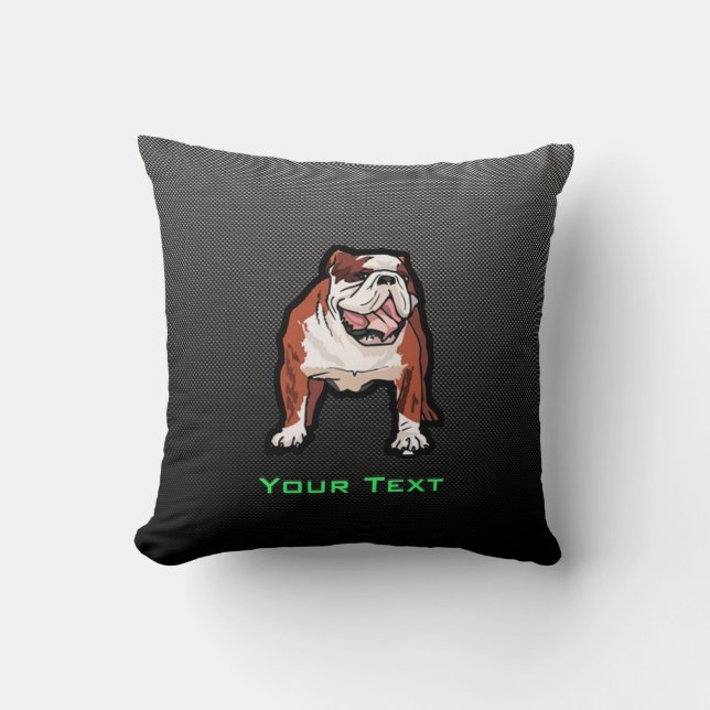 Cojín Decorativo Bulldog liso (Anverso)