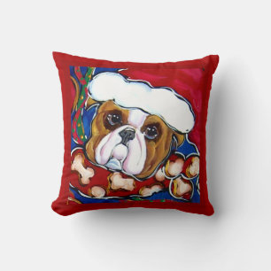 COJÍN DECORATIVO BULLDOG SANTA