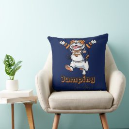 Cojín Decorativo Bulldog sonriente | Diseño divertido y elegante