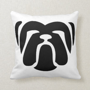 Cojín Decorativo bulldog tribal