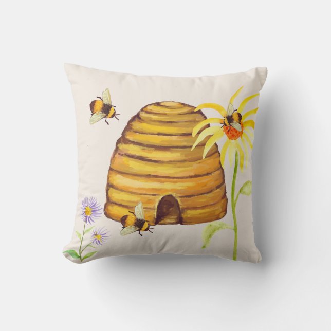 Cojín decorativo Bumble Bee (Anverso)