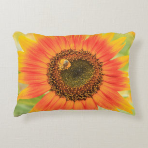 Cojín Decorativo Bumbleabe en girasol, Community Garden