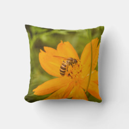 Cojín Decorativo Bumblebee on a Sulfur Cosmos