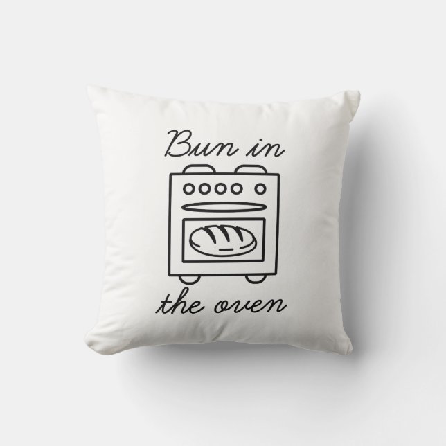 Cojín Decorativo Bun In The Oven (Anverso)