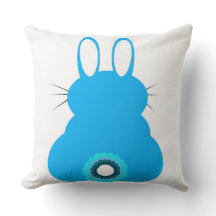 Cojín decorativo Bunny azul cielo