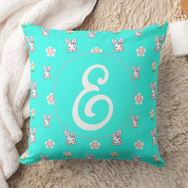 Cojín Decorativo Bunny Bloom Delight (Manta)