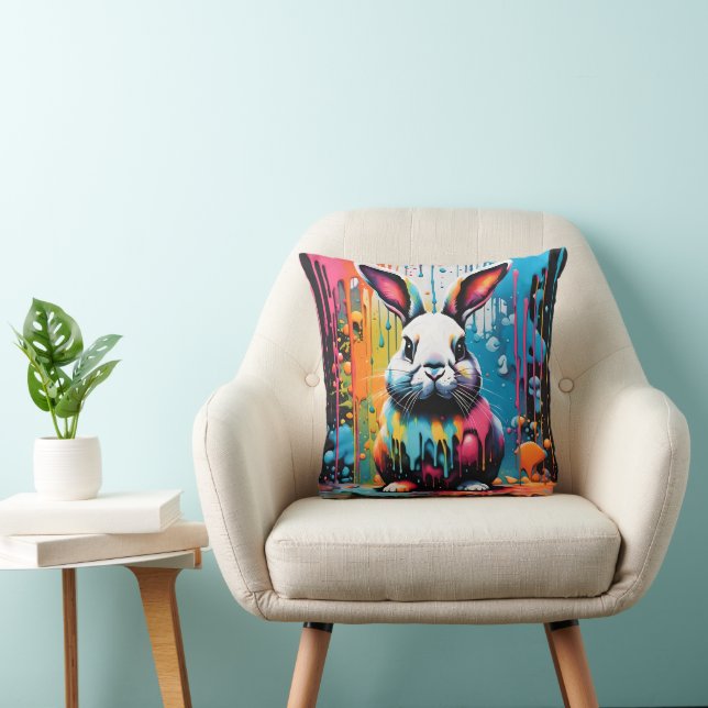 Cojín Decorativo Bunny con salpicaduras (Silla)