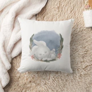 Cojín Decorativo Bunny dormido de Winter Woodland