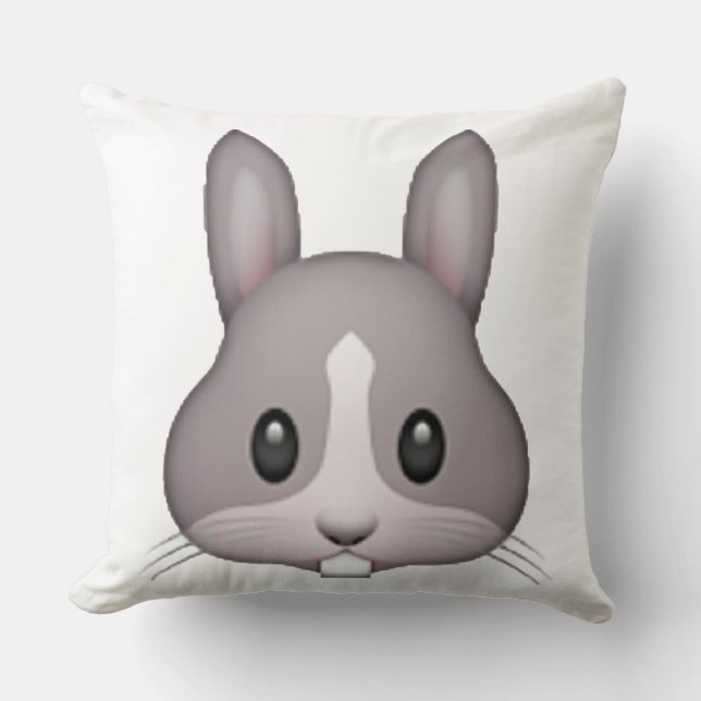 Cojín Decorativo Bunny - Emoji (Anverso)