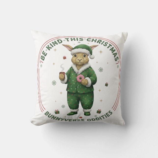 Cojín Decorativo Bunnyverse christmas (Anverso)
