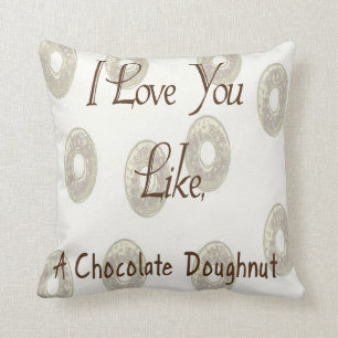 Cojín Decorativo Buñuelo del chocolate