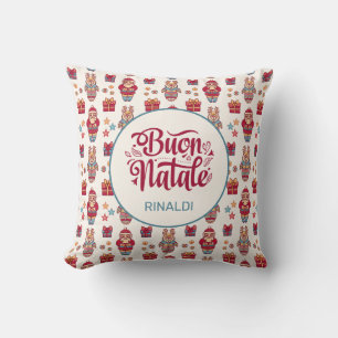 Cojín Decorativo Buon Natale Personalizado