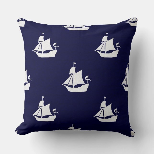 Cojín Decorativo Buque Posh Nautical (Anverso)
