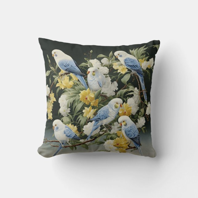 Cojín Decorativo Buques azules (Anverso)
