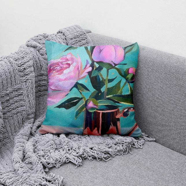 Cojín Decorativo Buquet Pillow de Peonies (Subido por el creador)
