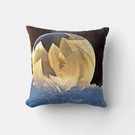 Cojín Decorativo Burbuja de jabón en nieve