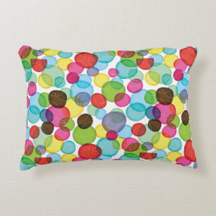 Cojín Decorativo Burbujas redondeadas niños patrón 2
