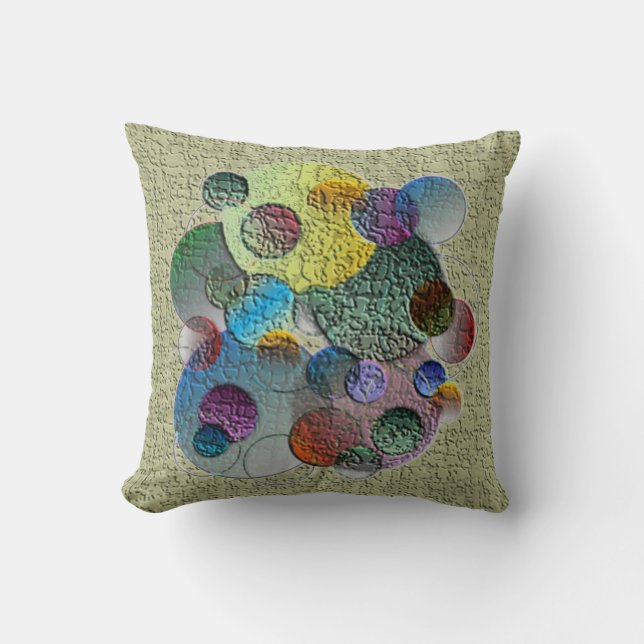 Cojín Decorativo Burbujas texturadas (Anverso)