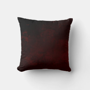 Cojín Decorativo Burgundy oscuro esencial moteado grunge urbano pro