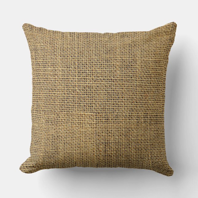 Cojín Decorativo Burlap Jute (Anverso)