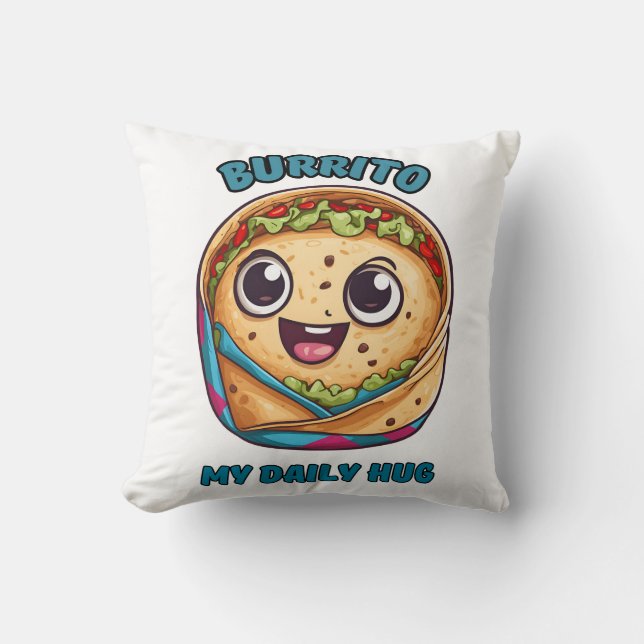Cojín Decorativo Burrito mi abrazo diario (Anverso)