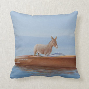 Cojín Decorativo Burro en un Riva 2010