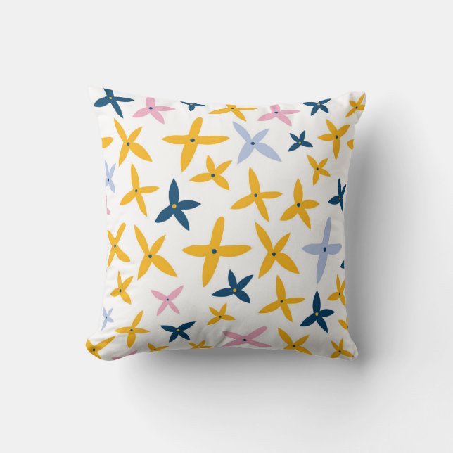 Cojín Decorativo Burst floral caprichosa (Anverso)