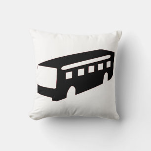 Cojín Decorativo Bus Silhouette