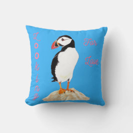 Cojín Decorativo Buscando el amor Puffin
