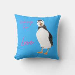 Cojín Decorativo Buscando el amor Puffin x2