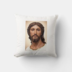 Cojín Decorativo BUSTO DE CRISTO EL SALVADOR por MICHELANGELO 2026_