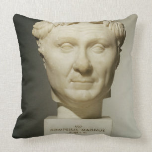 Cojín Decorativo Busto de Pompey (106-48 A.C.) c.60 A.C. (mármol)