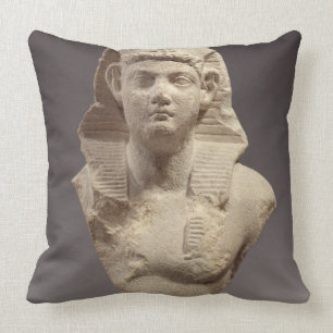 Cojín Decorativo Busto de un emperador romano como pharaoh (mármol