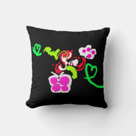 Cojín Decorativo Butterflies and Roses valentine 