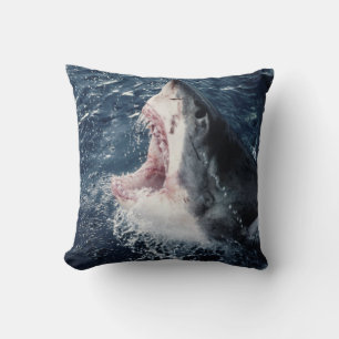 Cojín Decorativo Buzón de tiburón elevado abierto