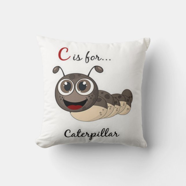 Cojín Decorativo C Es Para Caterpillar (Anverso)