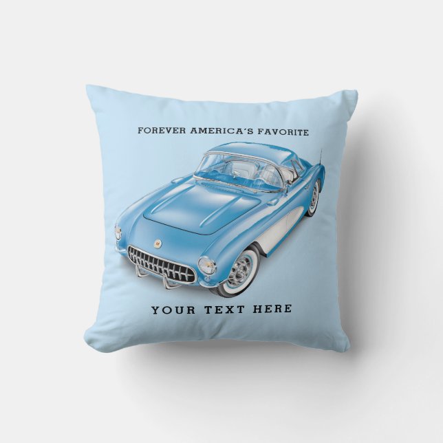 COJÍN DECORATIVO C-ONE AUTOMOBILE ART THROW PILLOW (Anverso)