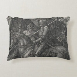 Cojín Decorativo Caballero, muerte y el diablo de Albrecht Durer