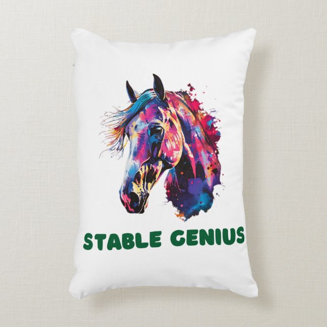 Cojín Decorativo Caballo (Frente (Vertical))