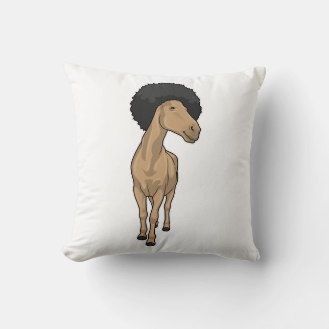Cojín Decorativo Caballo Afro (Anverso)