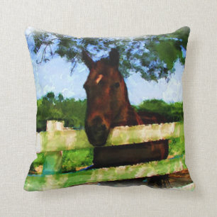 Cojín Decorativo Caballo amistoso