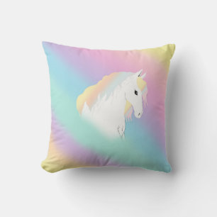 Cojín Decorativo Caballo arcoiris Unicornio