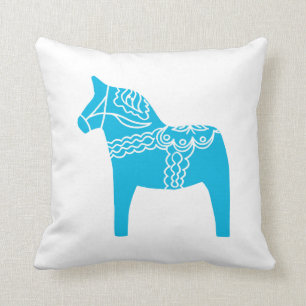 Cojín Decorativo Caballo azul de Dala