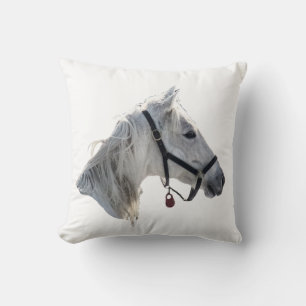 Cojín Decorativo Caballo blanco