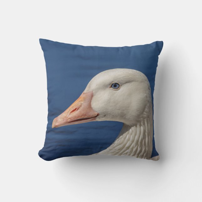 Cojín Decorativo Caballo blanco canadiense (Anverso)