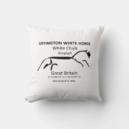 Cojín Decorativo Caballo blanco de Uffington