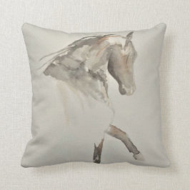 Cojín Decorativo Caballo blanco y negro