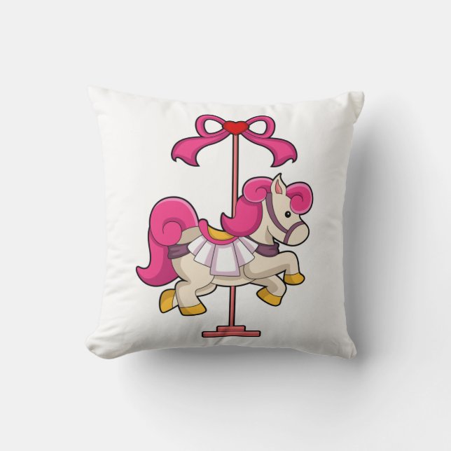 Cojín Decorativo Caballo como caballo de carrusel.PNG (Anverso)